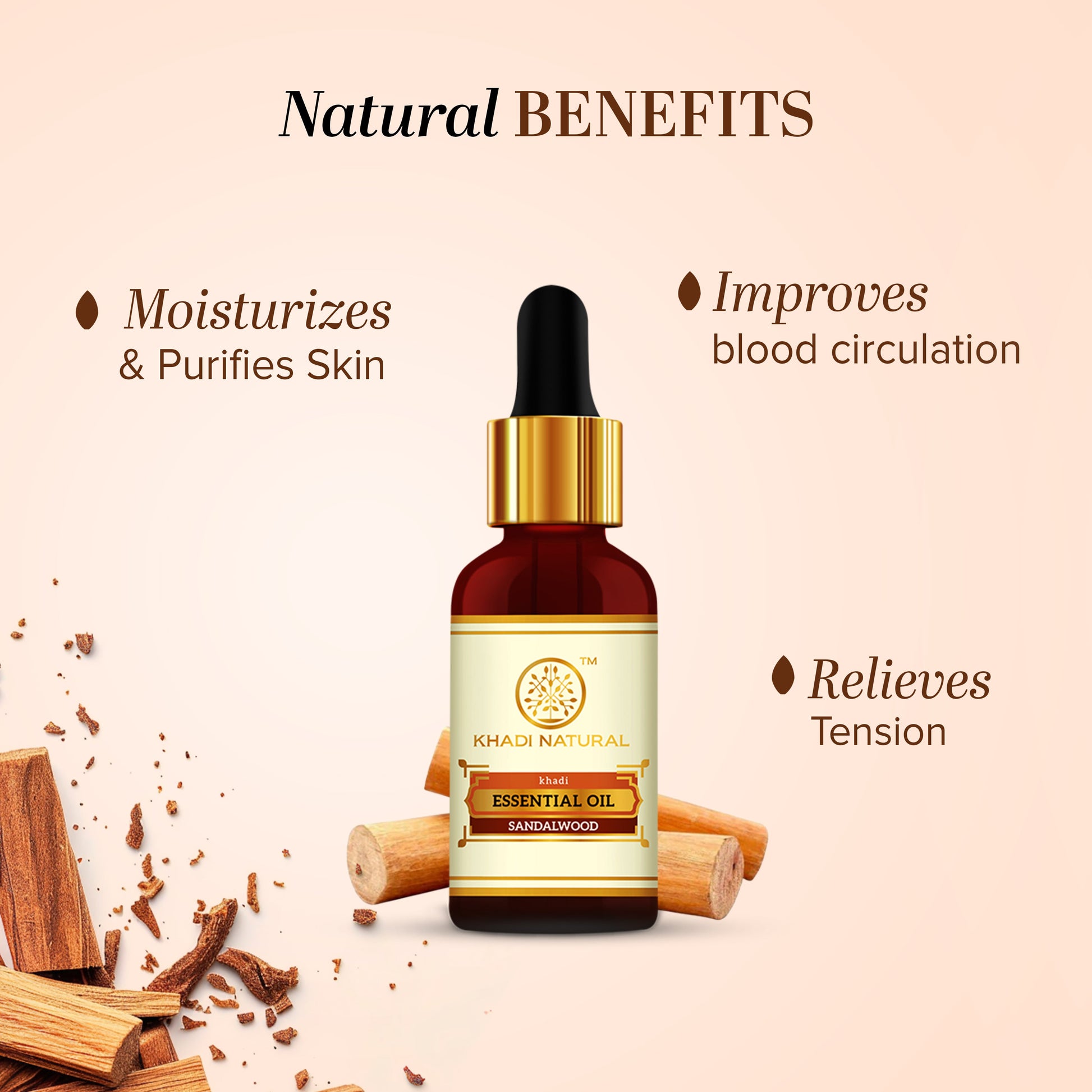 Sandalwood - Pure Essential Oil 15ml