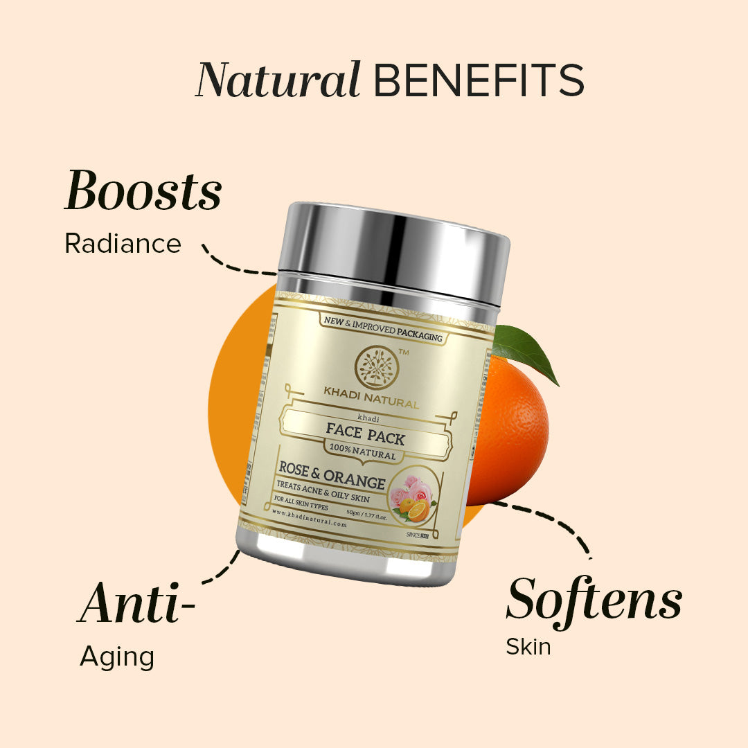 Rose & Orange Face Pack 50gm