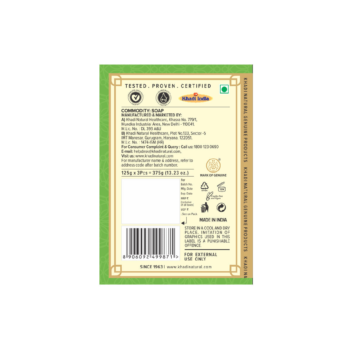 Aloevera Soap Combo Pack Of 3 Pack Of 3
