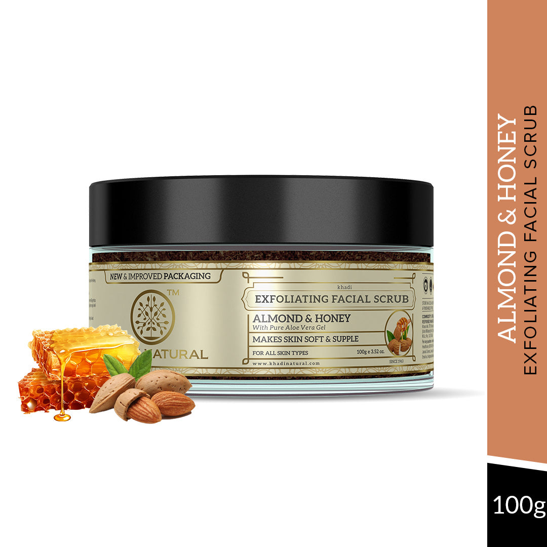 Almond & Honey Exfoliating Facial Scrub 100gm