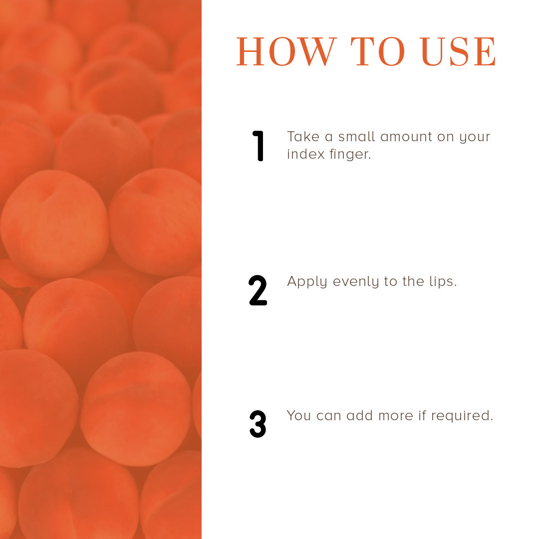 Peach Lip Balm 5gm