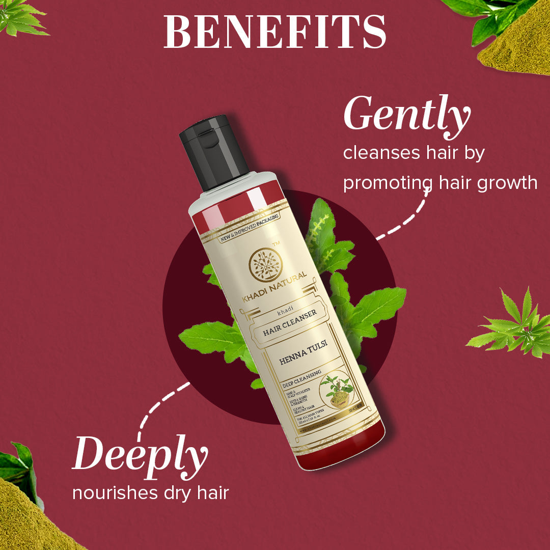 Henna Tulsi Hair Cleanser 210ml