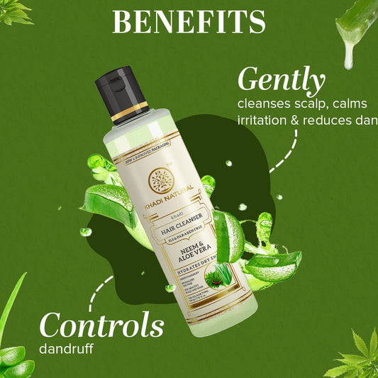 Neem & Aloevera Hair Cleanser SLS & Paraben Free 210ml
