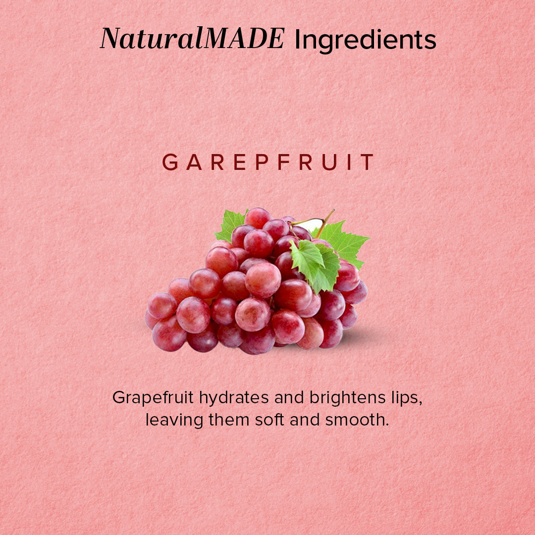 Wine Grapefruit Lip Balm - With Beeswax & Honey 5gm