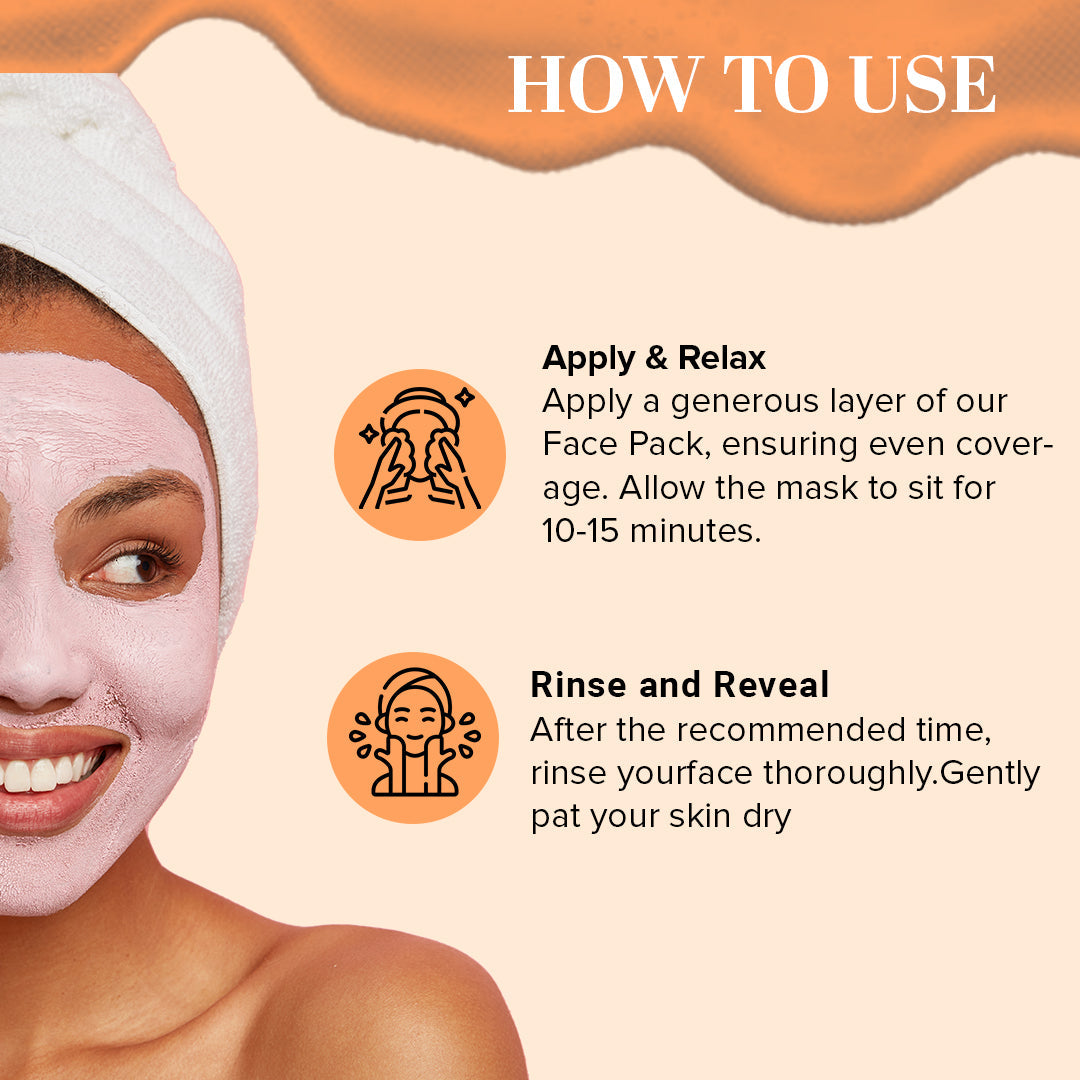 Rose & Orange Face Pack 50gm