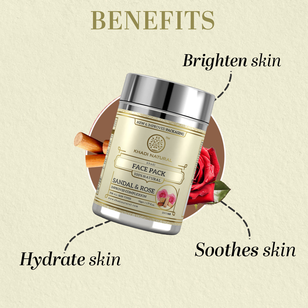 Sandal & Rose Face Pack 50gm