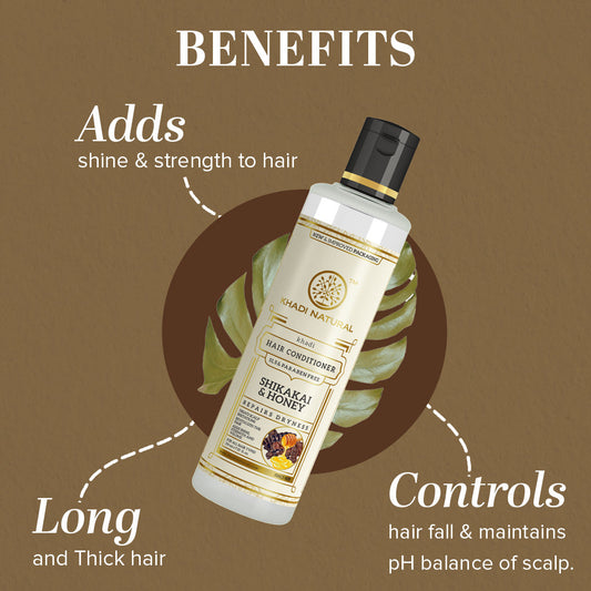 Shikakai & Honey Hair Conditioner SLS Free Combo Pack Of 2 210ml Each
