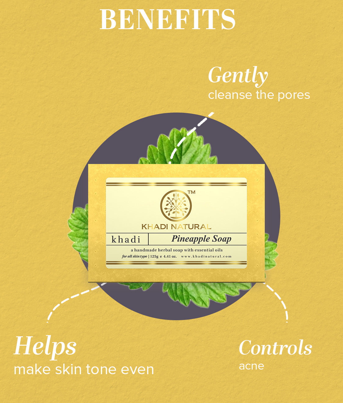 Pineapple Soap 125gm