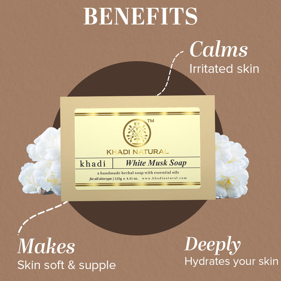 Herbal White Musk Soap 125gm