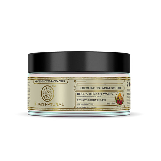 Apricot & Walnut Face Cream Scrub with Rose 100gm