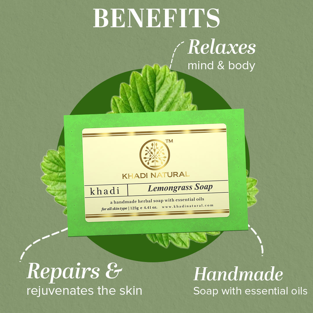 Herbal Lemongrass Soap 125gm