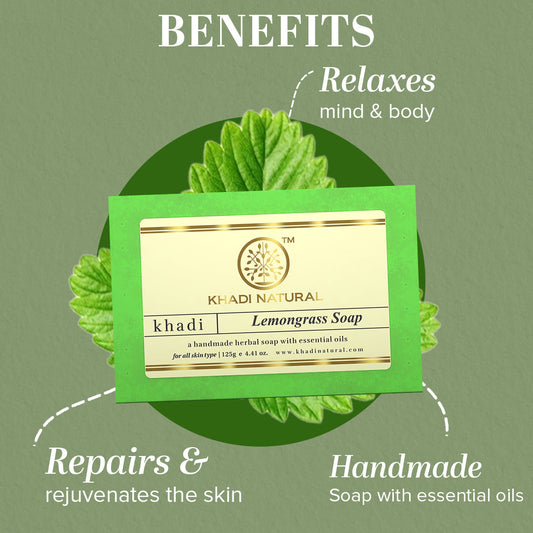 Herbal Lemongrass Soap 125gm