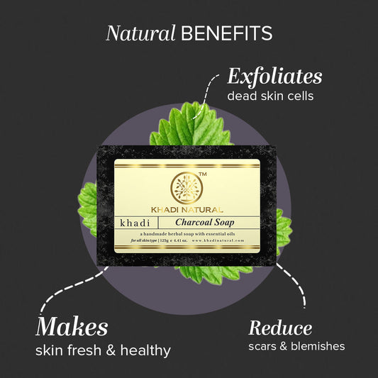 Herbal Charcoal Soap Combo Pack Of 3 125gm Each