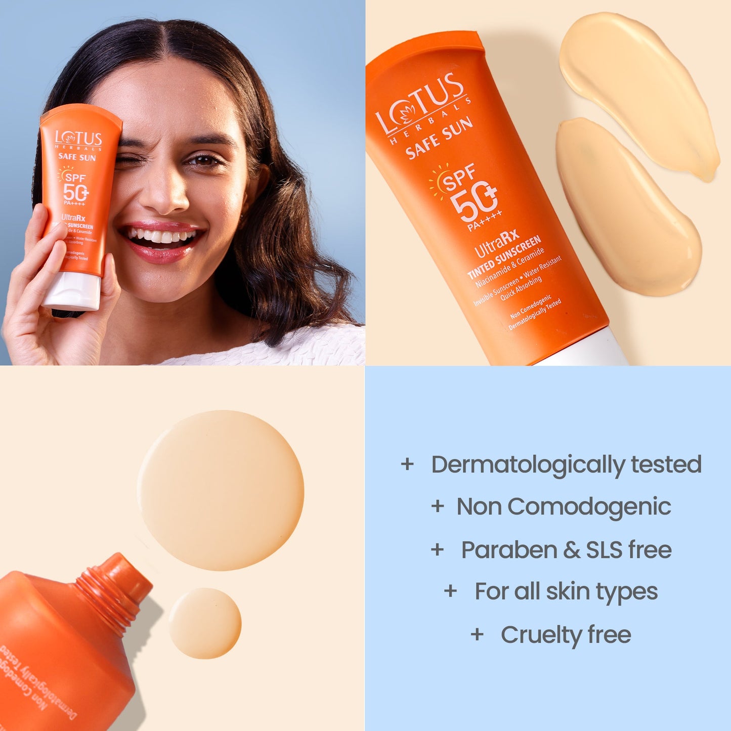 Safe Sun UltraRx Tinted Sunscreen SPF 50+ S1-75g