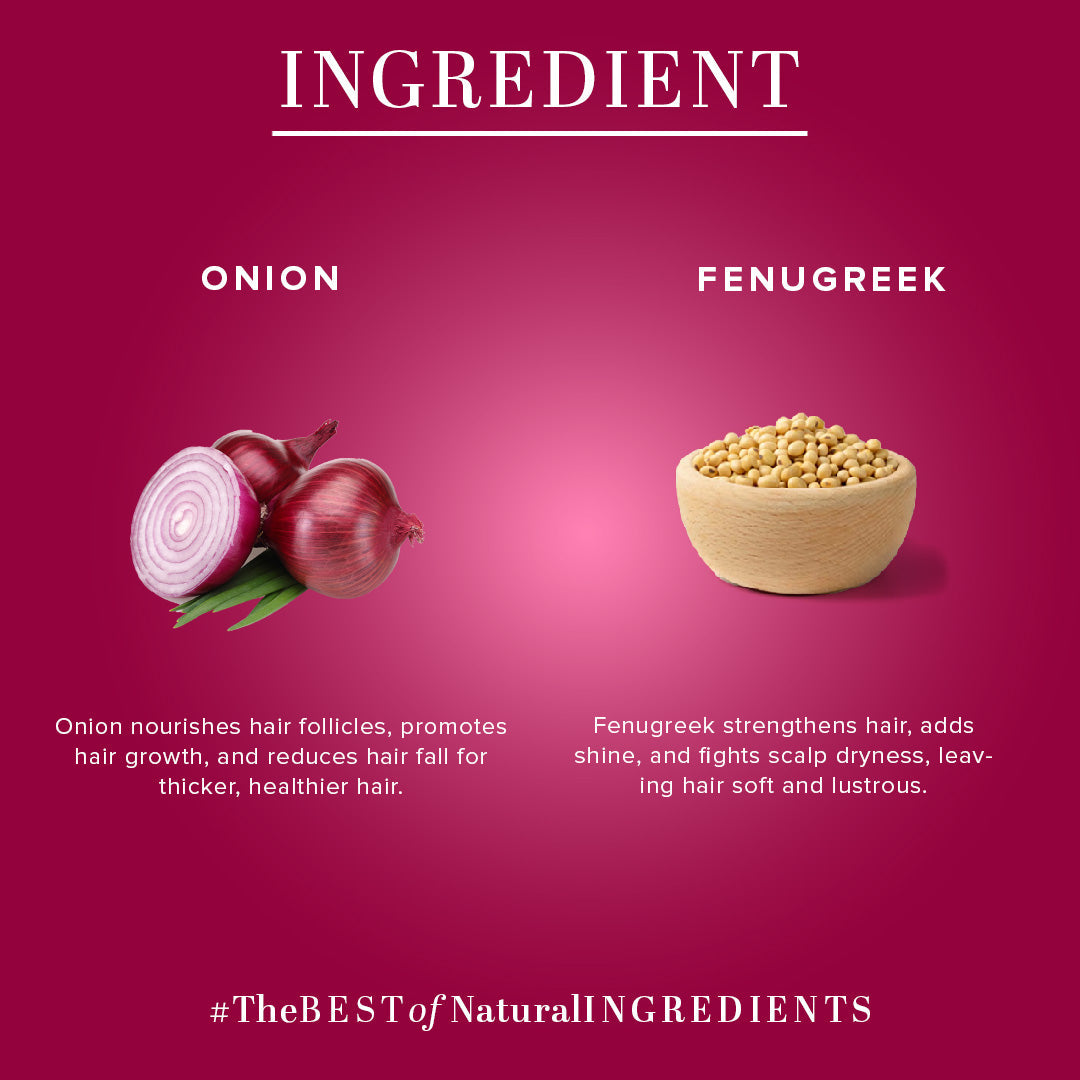 Onion & Fenugreek Hair Cleanser- Paraben Free 310ml