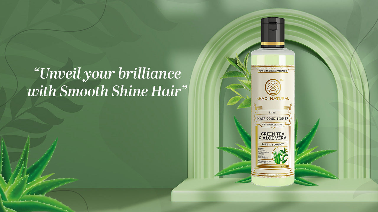Herbal Green Tea & Aloevera Hair Conditioner SLS & Paraben Free 210ml