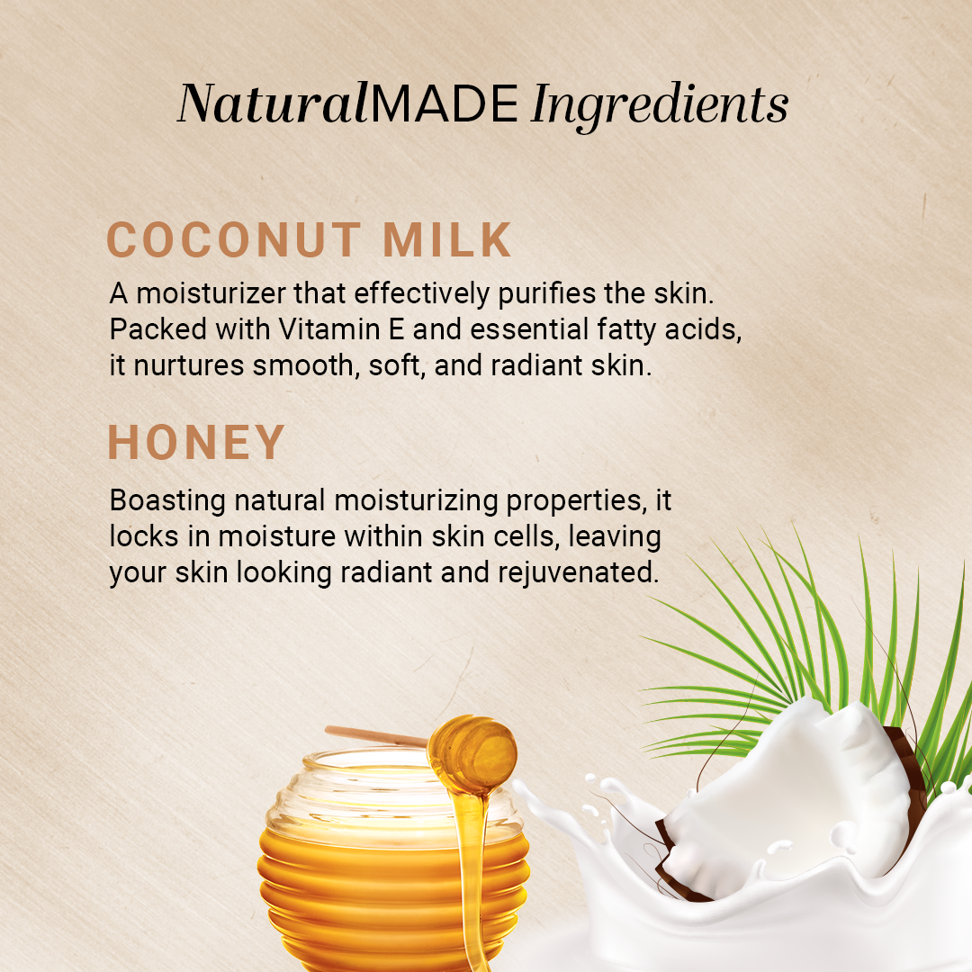 Herbal Coconut Milk & Honey Soap Combo Pack Of 3 125gm Each