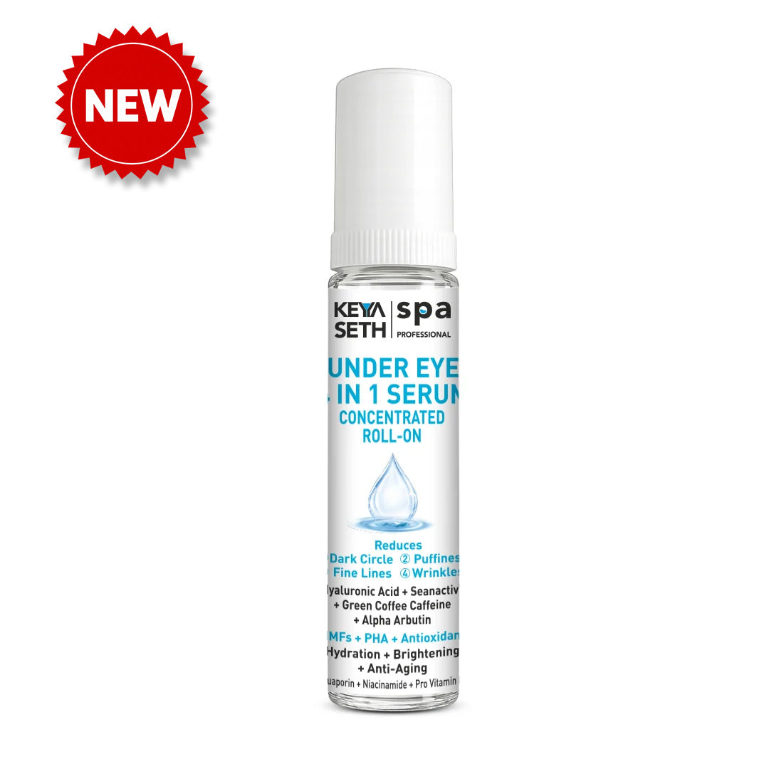 【Keya Seth】 Under Eye 4-in-1 Concentrated Serum Roll-On (Hyaluronic Acid, Green Coffee Caffeine, Alpha Arbutin & Niacinamide)｜アンダーアイ 4in1 コンセントレイテッドセラム ロールオン（目元用美容液）｜8ml