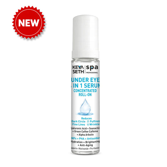 【Keya Seth】 Under Eye 4-in-1 Concentrated Serum Roll-On (Hyaluronic Acid, Green Coffee Caffeine, Alpha Arbutin & Niacinamide)｜アンダーアイ 4in1 コンセントレイテッドセラム ロールオン（目元用美容液）｜8ml