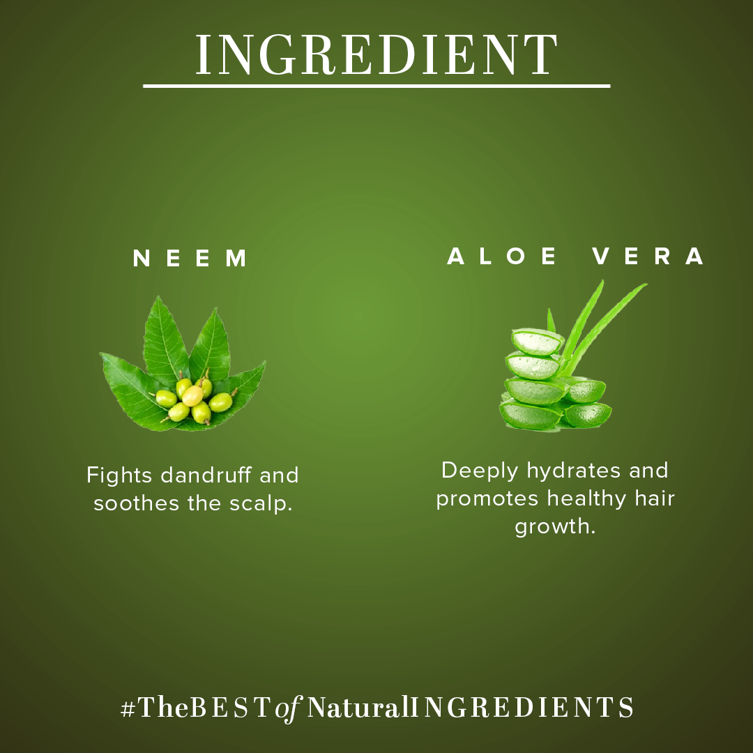 Neem & Aloe Vera Hair Cleanser - Paraben, Silicones, Sulphate, Color, Salt & Artificial Fragrance Free 310ml