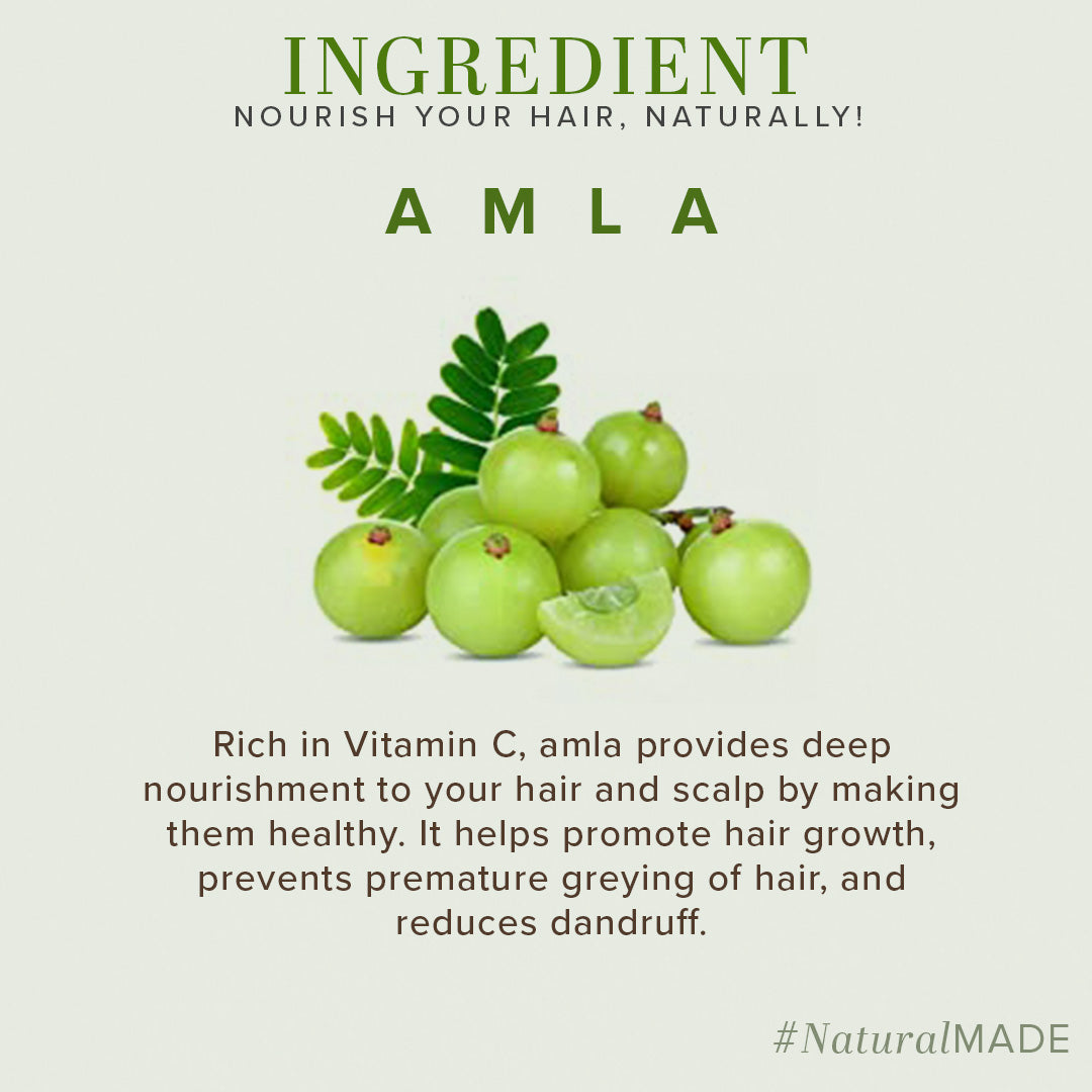 Pure Amla Hair Oil Paraben & Mineral Free 210ml