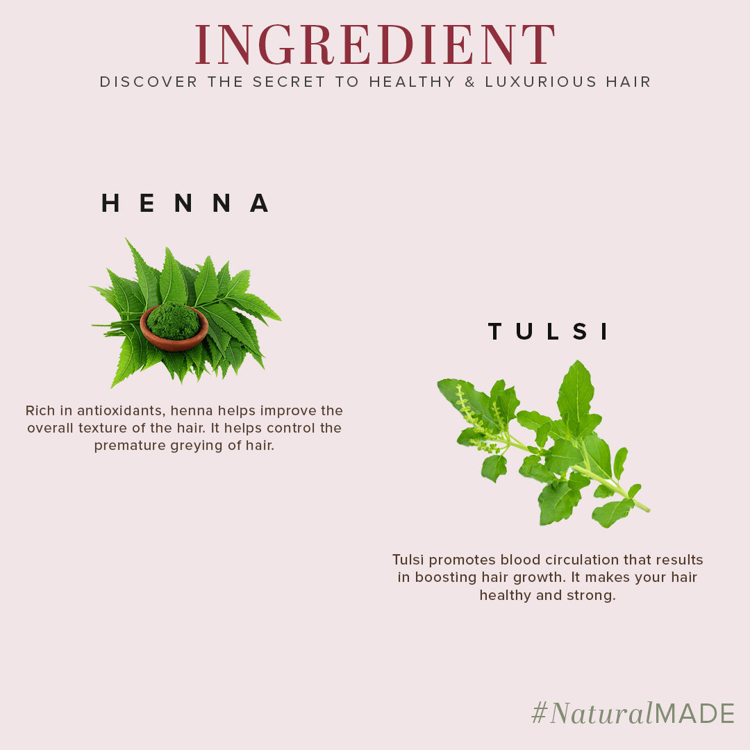 Henna Tulsi Hair Cleanser 210ml