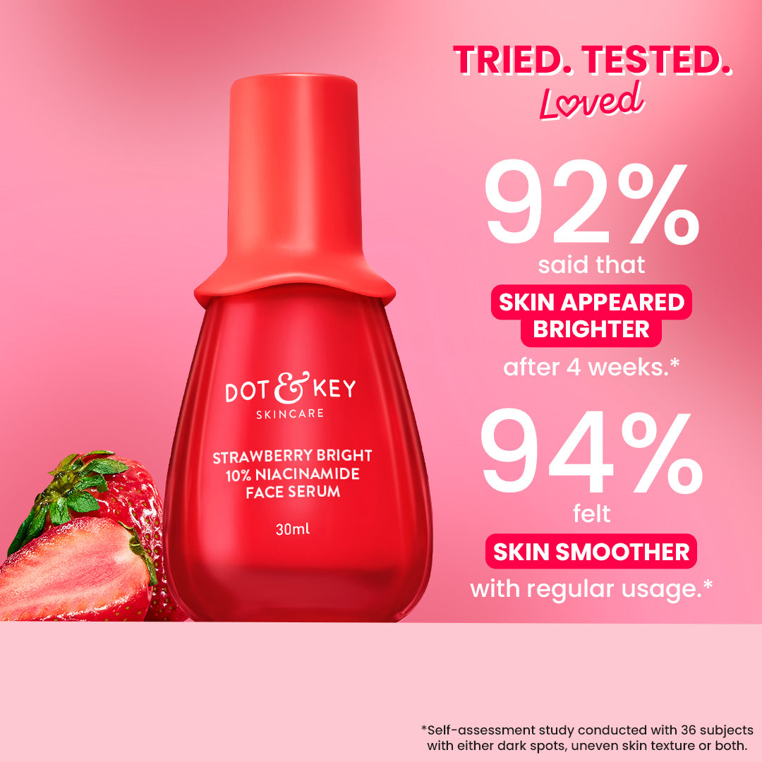 Strawberry Bright 10% Niacinamide Face Serum 30ml