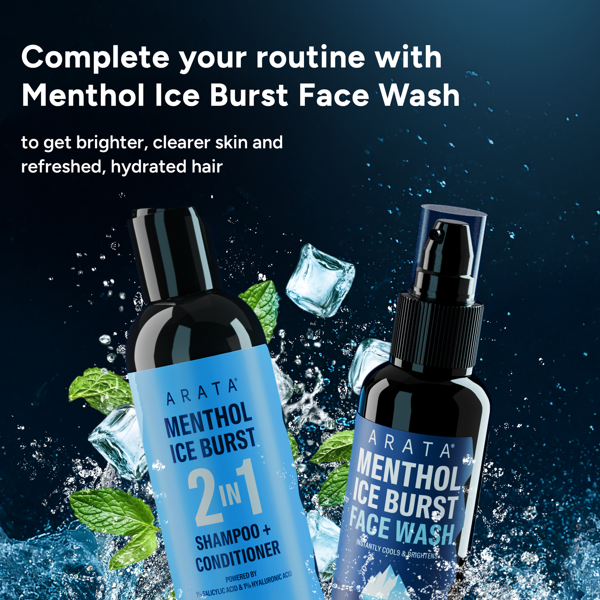 Menthol Ice Burst 2-in-1 Shampoo + Conditioner 600g