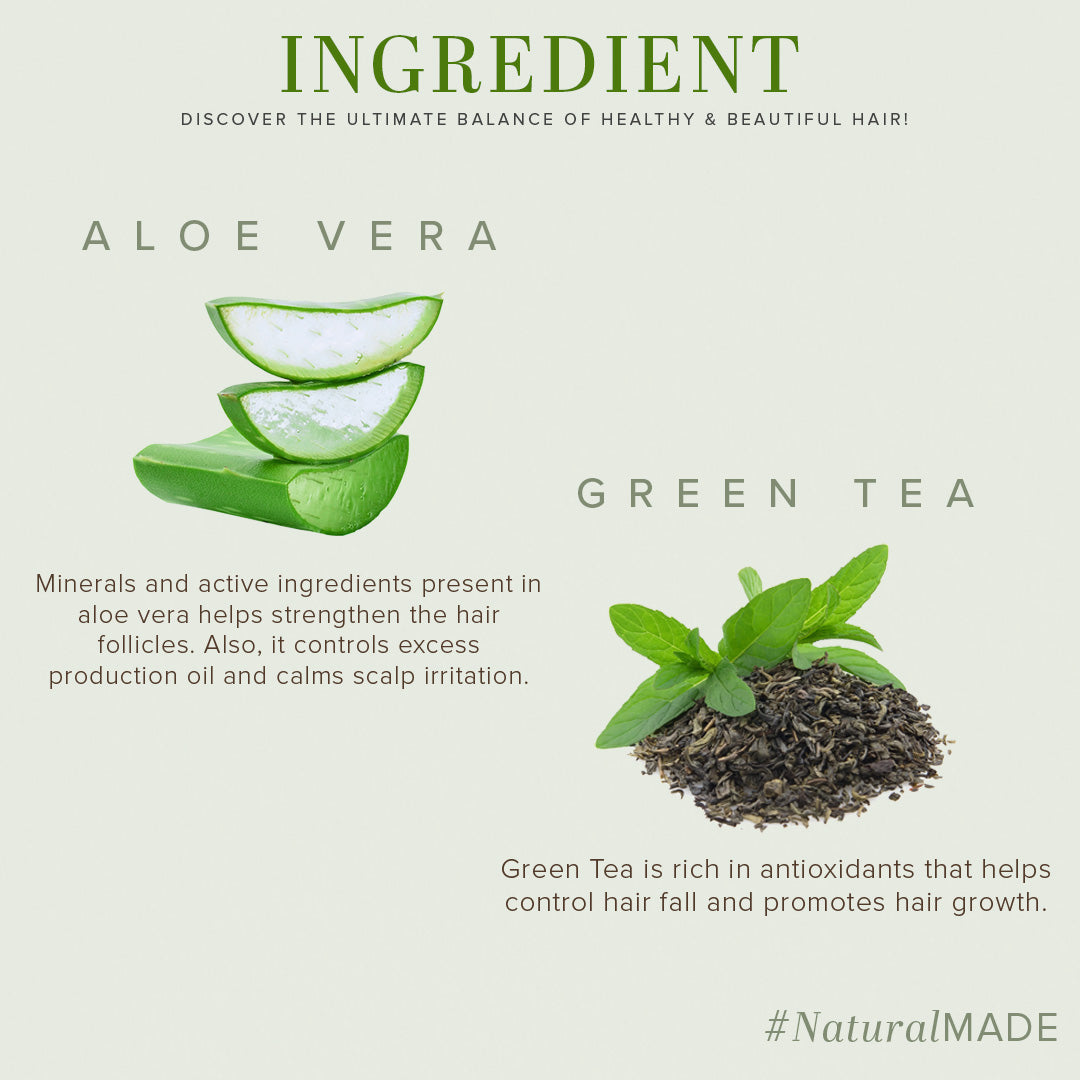 Greentea & Aloevera Hair Conditioner 210ml