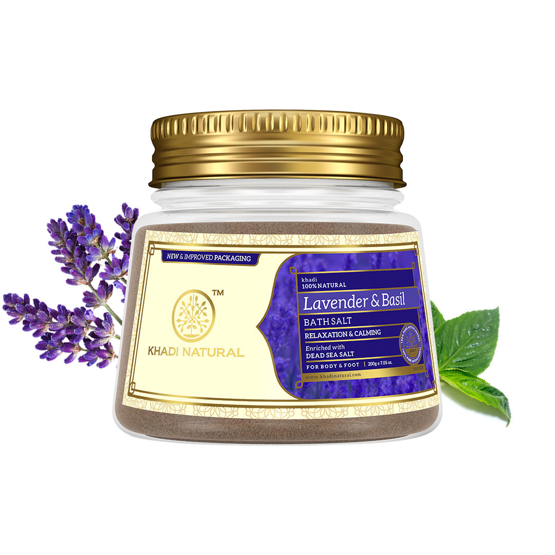 Lavender & Basil Bath Salt 200gm