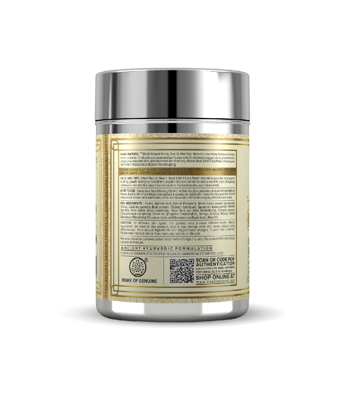 Neem Basil & Mint Anti Acne Face Pack 50gm