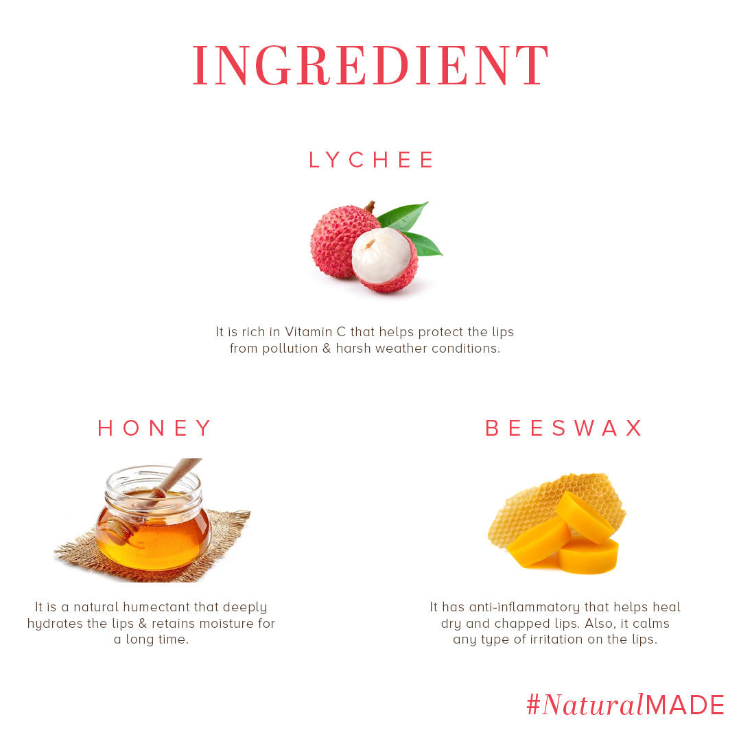 Lychee Lip Balm 5gm