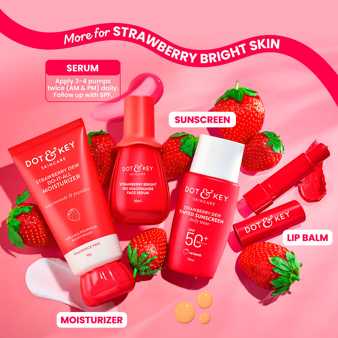 Strawberry Bright 10% Niacinamide Face Serum 30ml