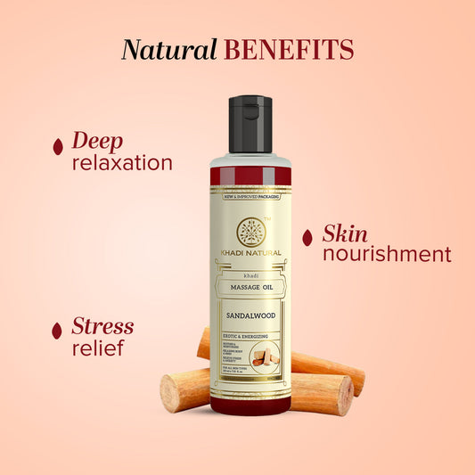 Sandalwood Massage Oil 210ml