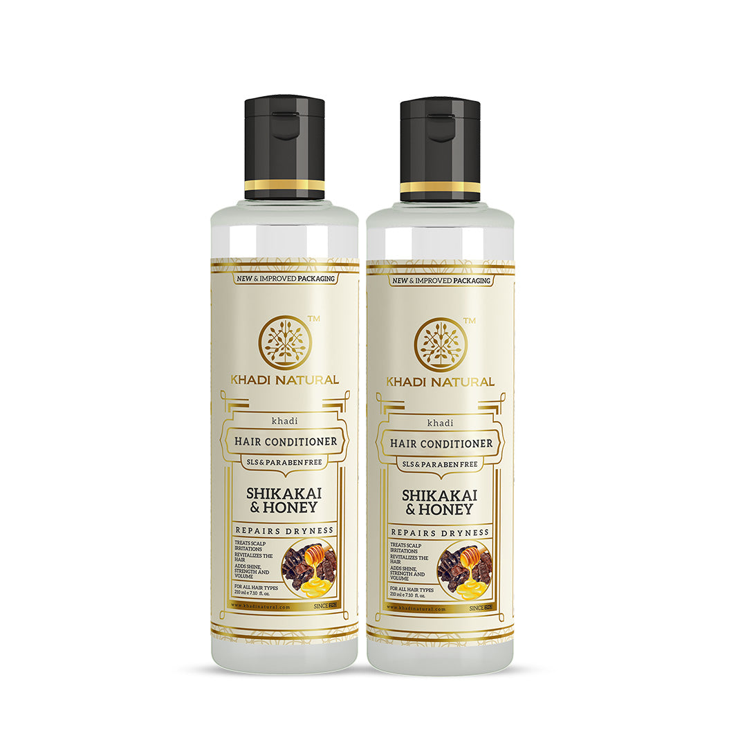Shikakai & Honey Hair Conditioner SLS Free Combo Pack Of 2 210ml Each