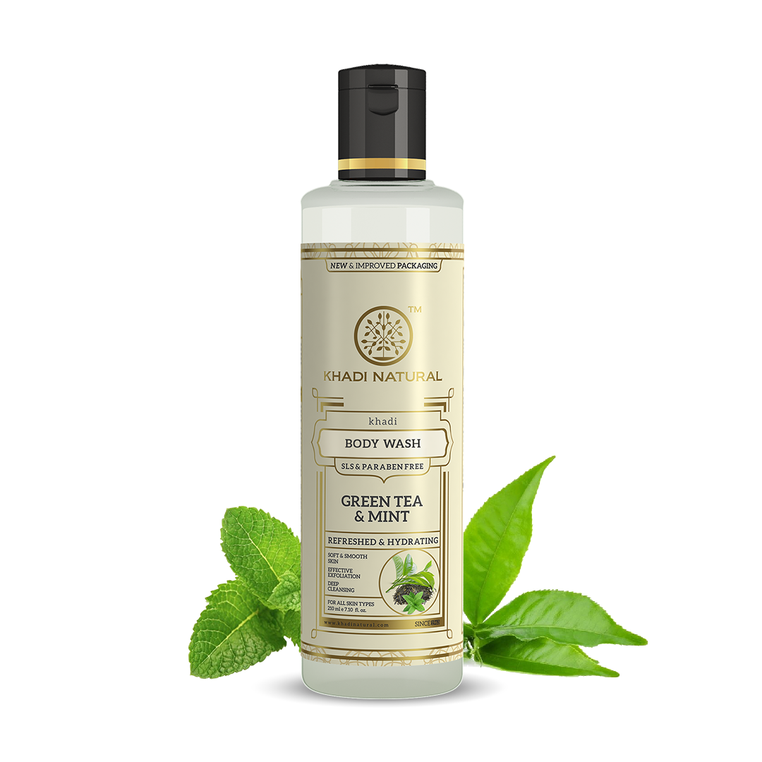 Green Tea & Mint Body Wash SLS & Paraben Free 210ml