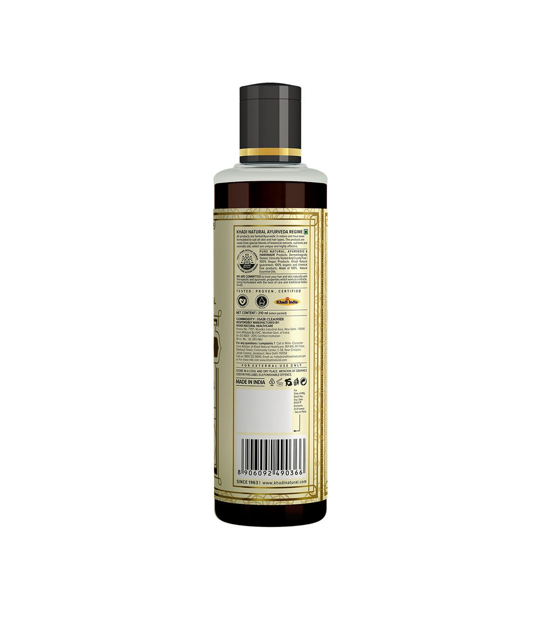 Woody Sandal & Honey Hair Cleanser SLS & Paraben Free 210ml