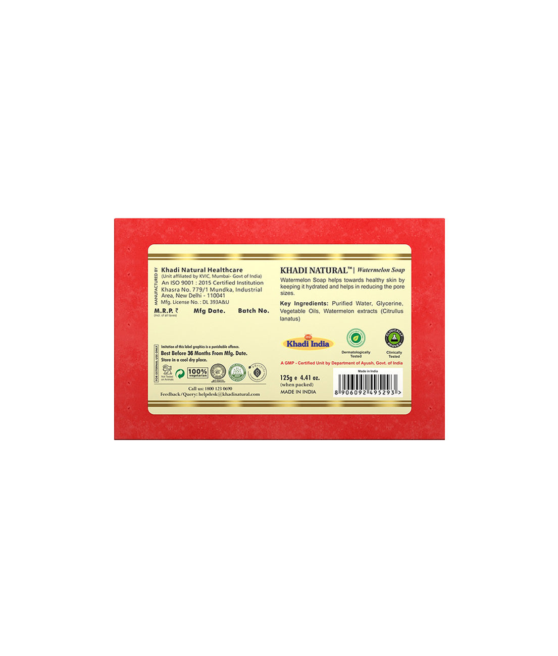 Herbal Watermelon Soap 125gm