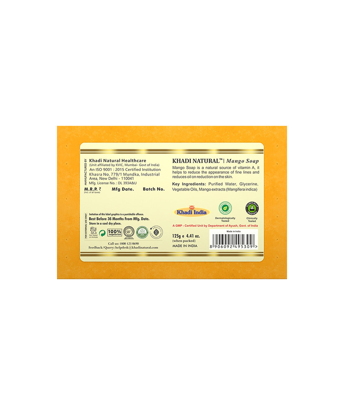 Mango Soap 125gm