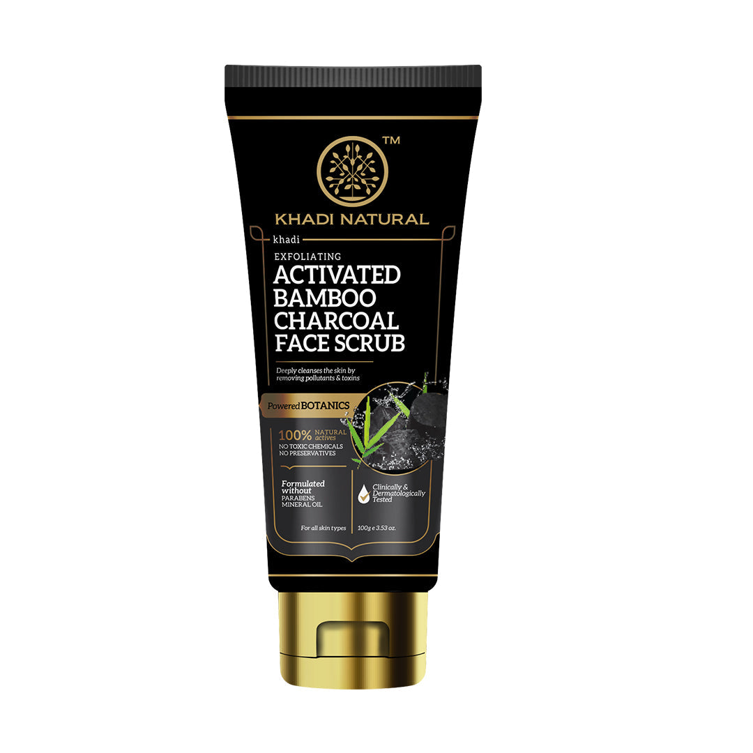 Activated Bamboo Charcoal Face Scrub 100gm
