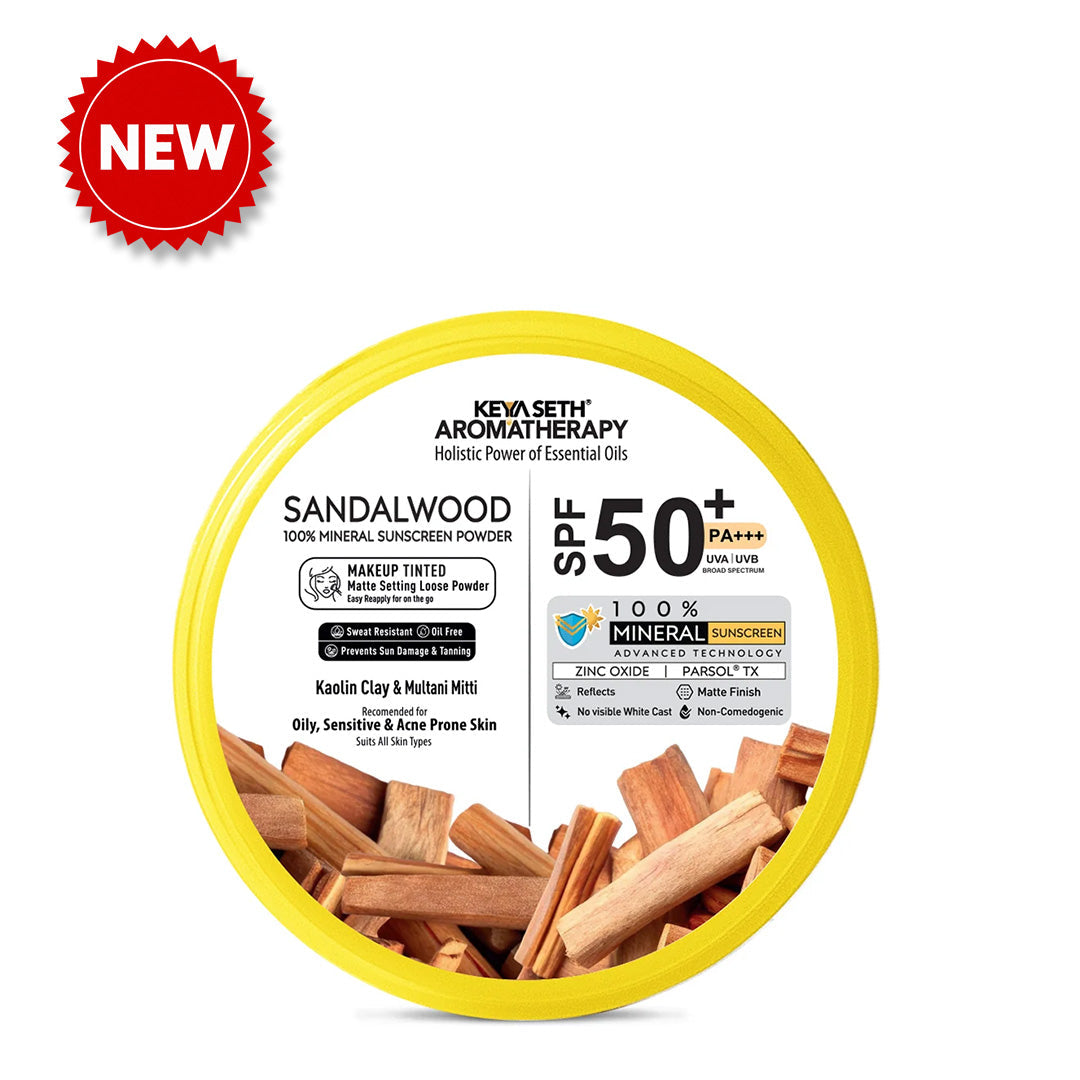 【Keya Seth】 100% Sandalwood Mineral Tinted Sunscreen Loose Powder SPF 50 PA+++｜サンダルウッド ミネラル ティンテッド サンスクリーン ルースパウダー SPF50｜50g