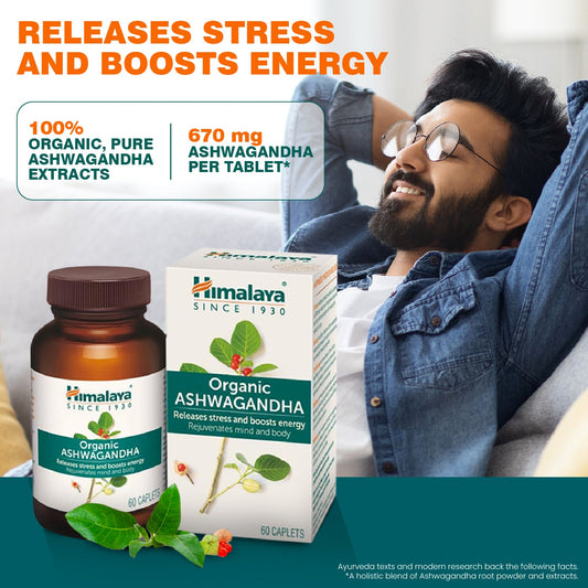 Himalaya Organic Ashwagandha Pack of 30