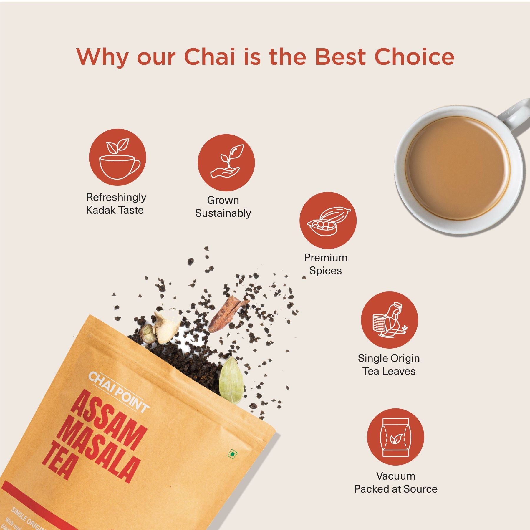 Signature Assam Masala Loose Leaf Tea – 200g 200g