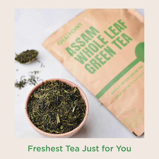 Assam Whole Leaf Green Tea – Pack of 2 (200g) 200g