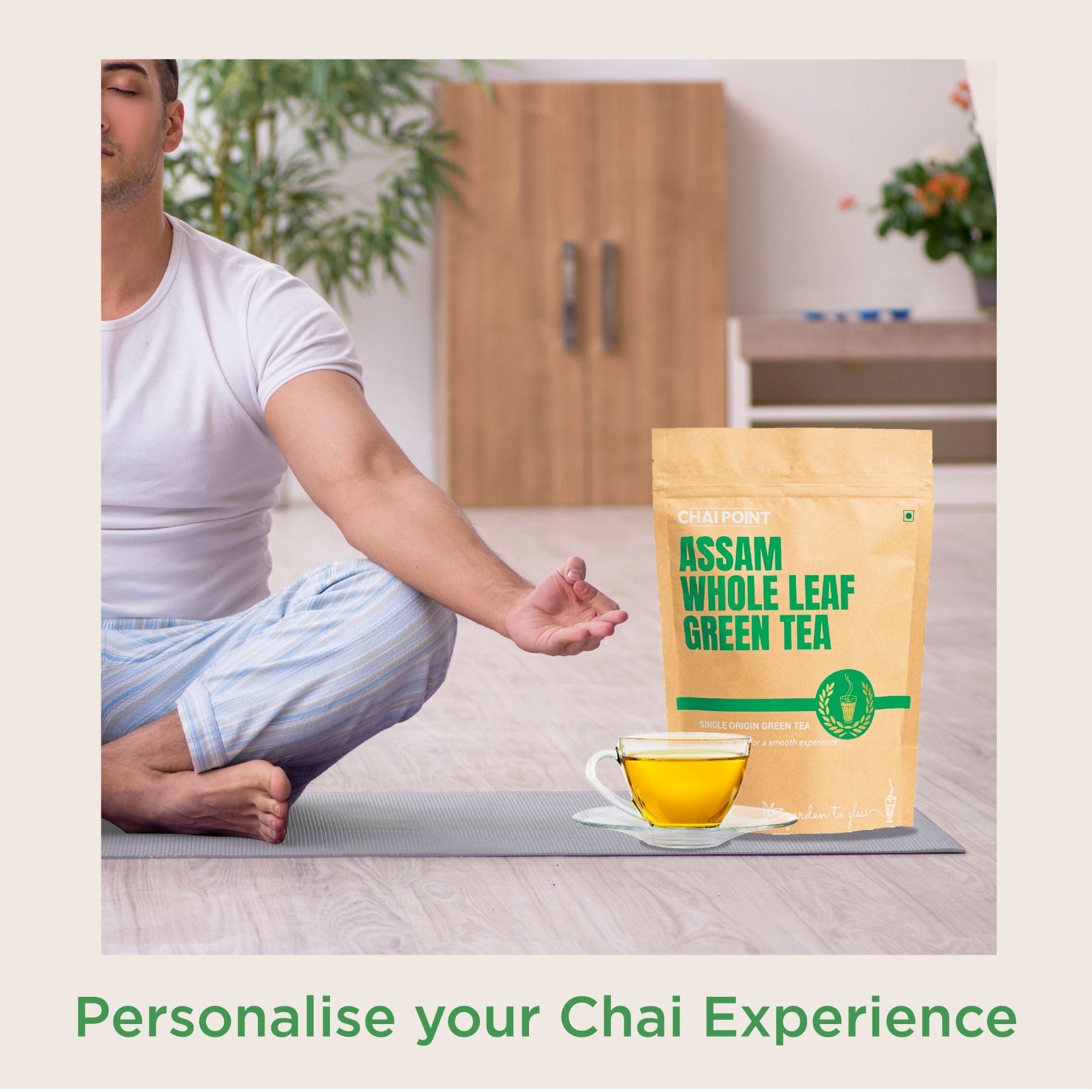 Assam Whole Leaf Green Tea – Pack of 2 (200g) 200g
