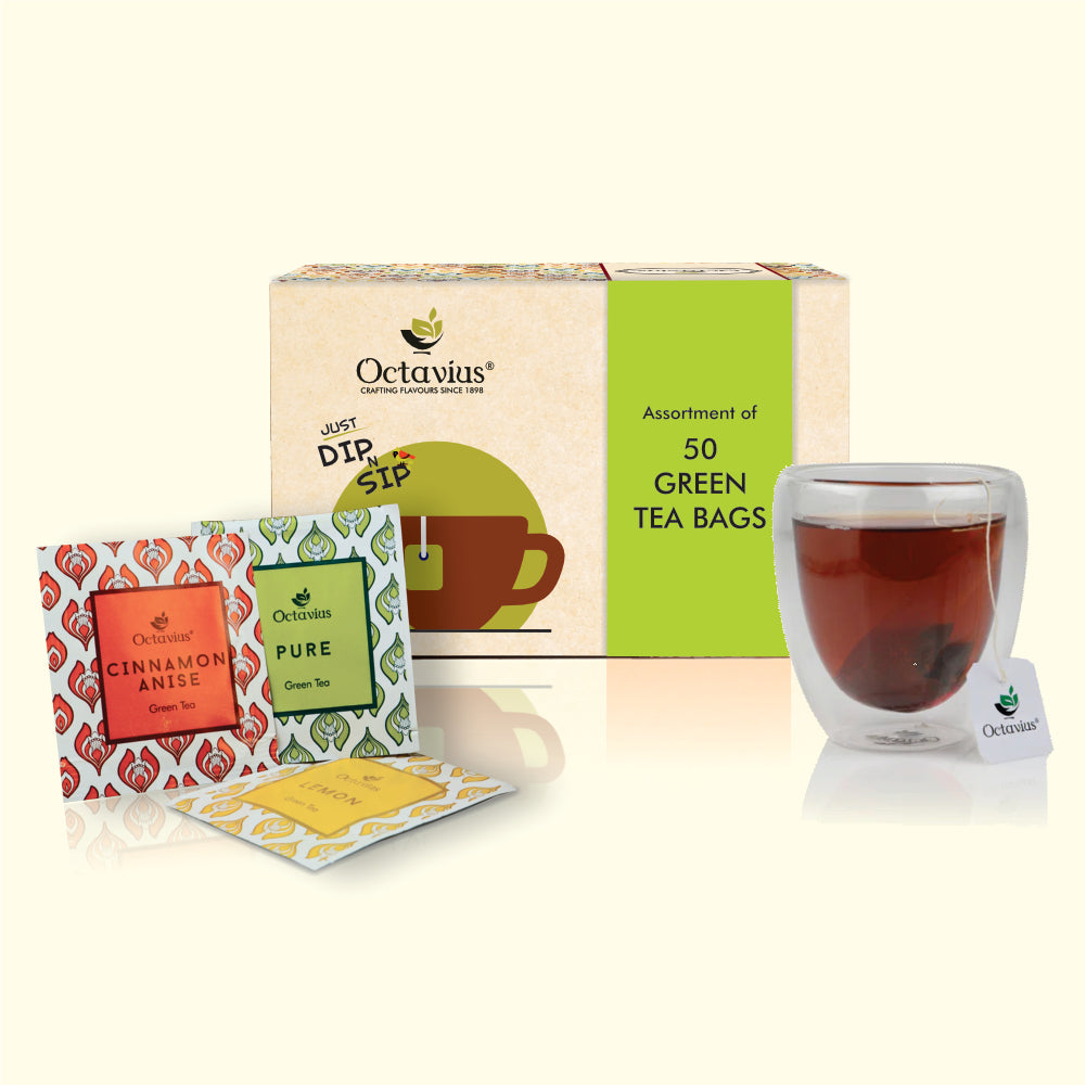 3 Assorted Green Teas - 50 Teabags Economy Pack 50teabags