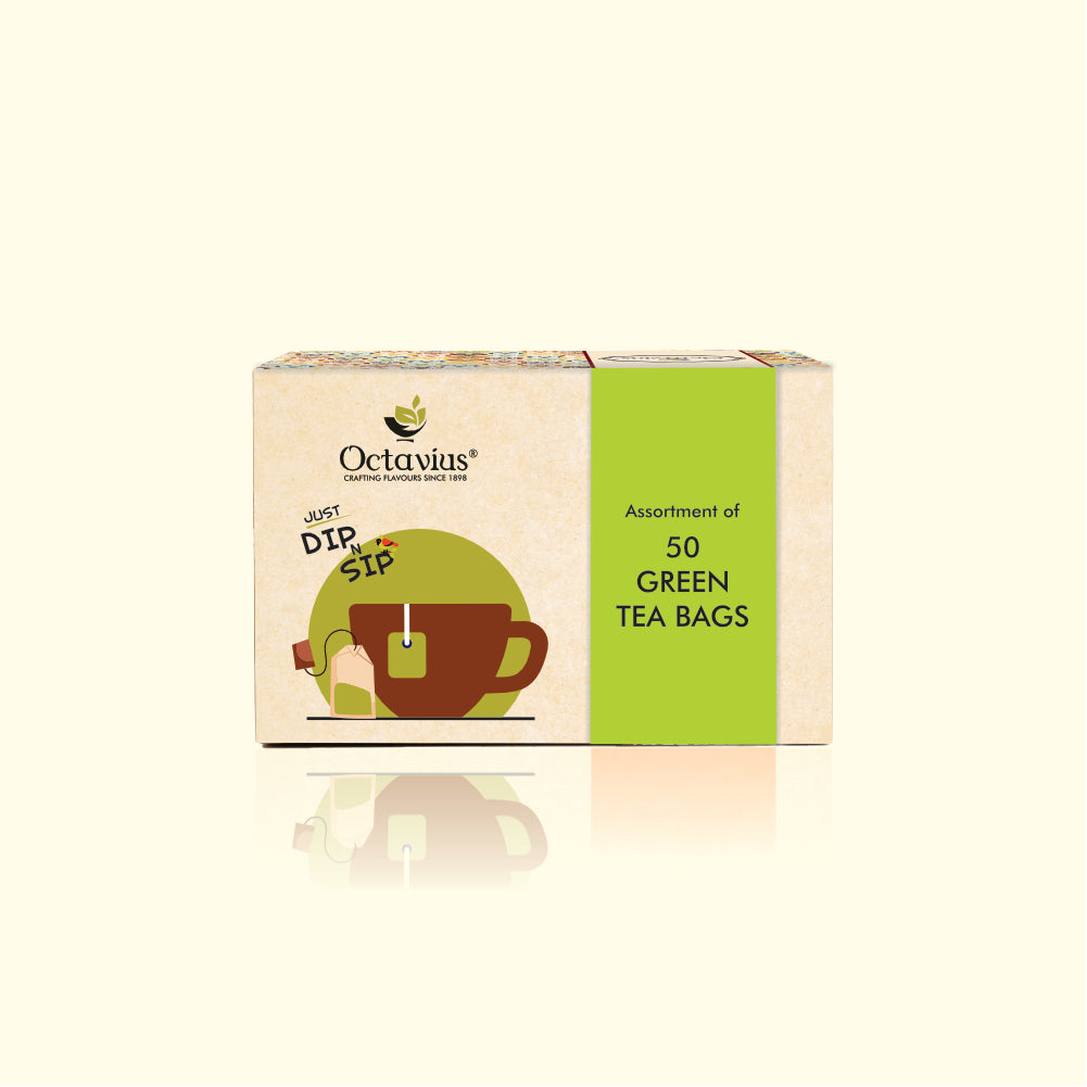3 Assorted Green Teas - 50 Teabags Economy Pack 50teabags