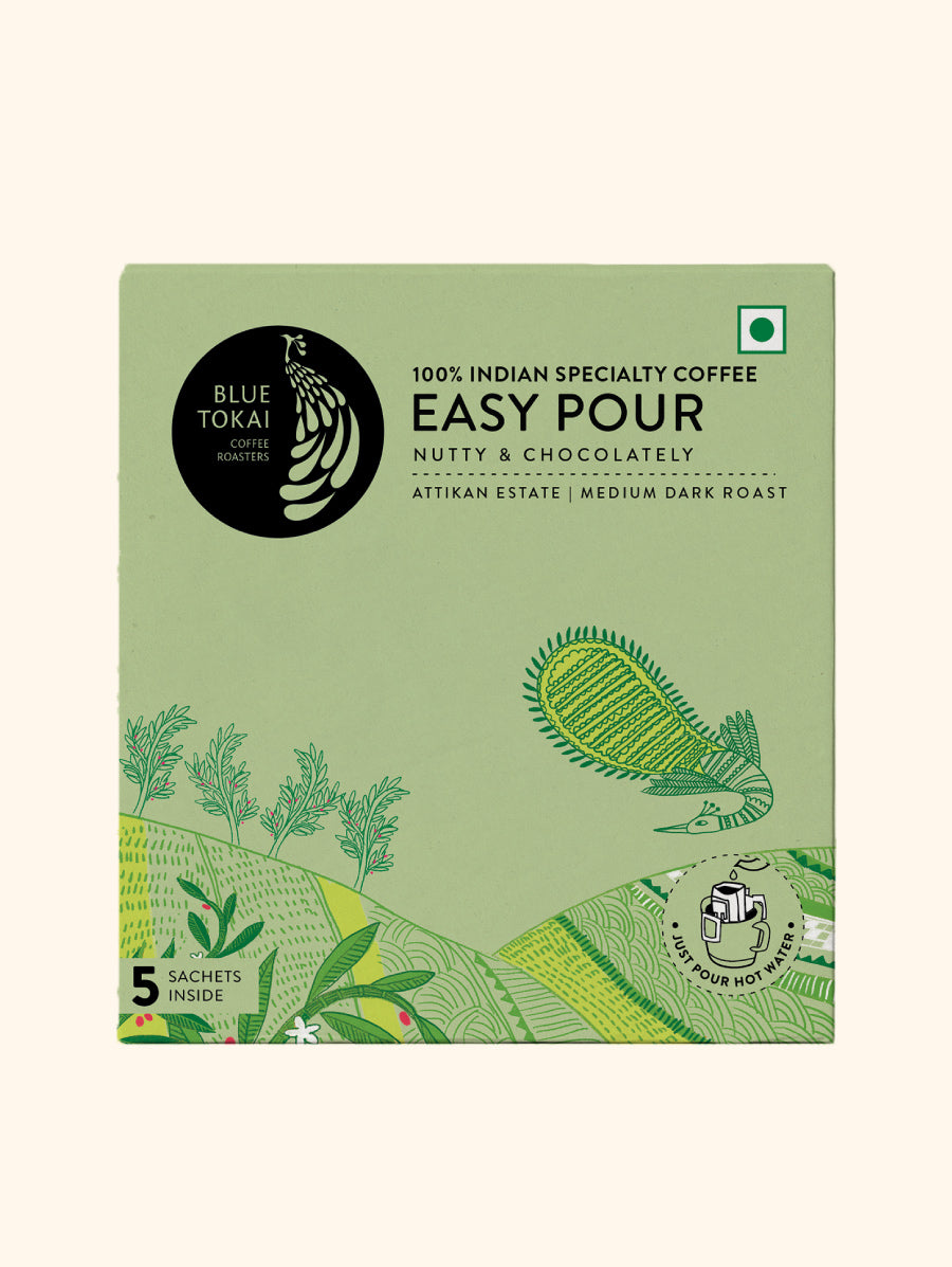 Attikan Estate Medium-Dark Roast Easy Pour Pack of 5