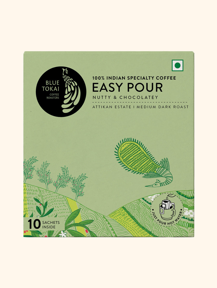 Attikan Estate Medium-Dark Roast Easy Pour Pack of 10
