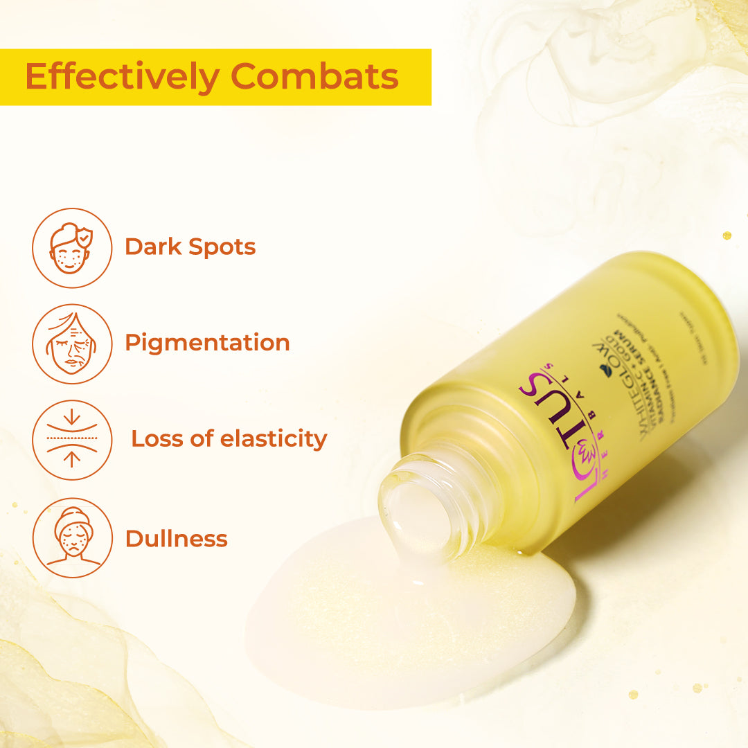 WhiteGlow VITAMIN-C + Gold RADIANCE SERUM 30ml